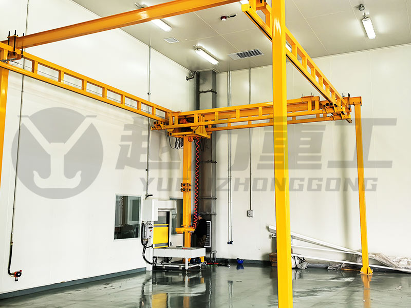 KBK起重機(jī)搭配硬臂吊具在浙江某鋰電行業(yè)的應(yīng)用